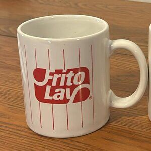 Pair  Vintage Frito-Lay Brand Advertising Coffee Cup / Mug